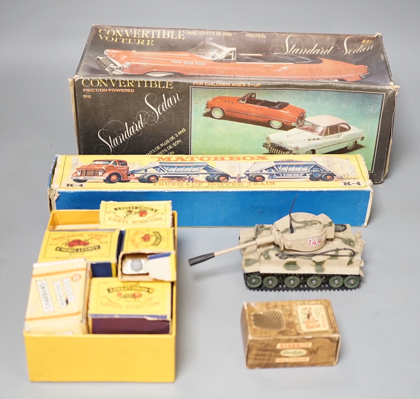 Boxed Matchbox toys, First Series and other toys including Corgi Tiger 1